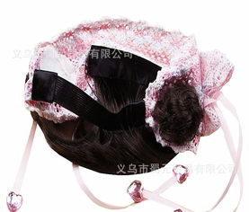 韩版可爱风儿童发饰批发指南 MZ529刘海假发头套与宝宝发带选购全攻略